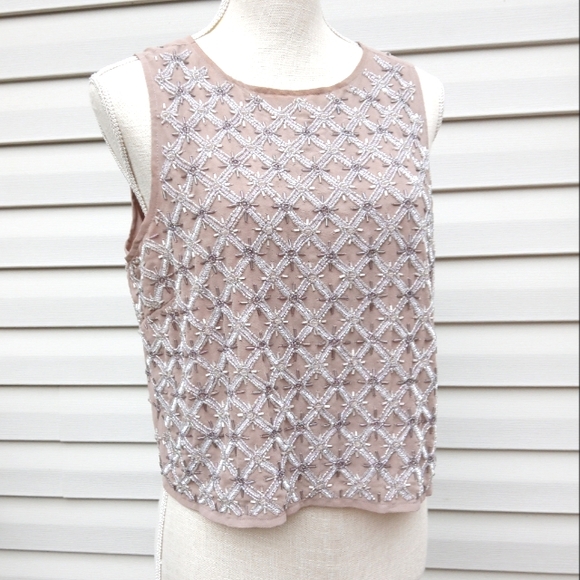 Exquisite! Beaded High-End Tank w/ Liner - Picture 3 of 12
